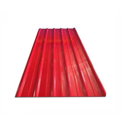 Fogli di tetto galvanizzato ondulato a caldo 0,12-0,6 mm zinco rivestito Spangle regolare zero