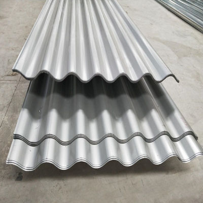 Fogli di tetto in metallo dipinto DIP caldo pannello di tetto galvanizzato rivestito di zinco ondulato