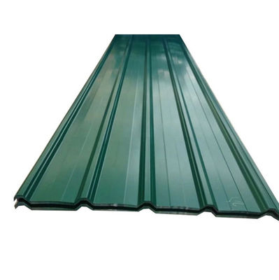 Piastra di copertura in metallo resistente alle intemperie Colore rivestitoPPGI Piastrella di copertura 1050mm